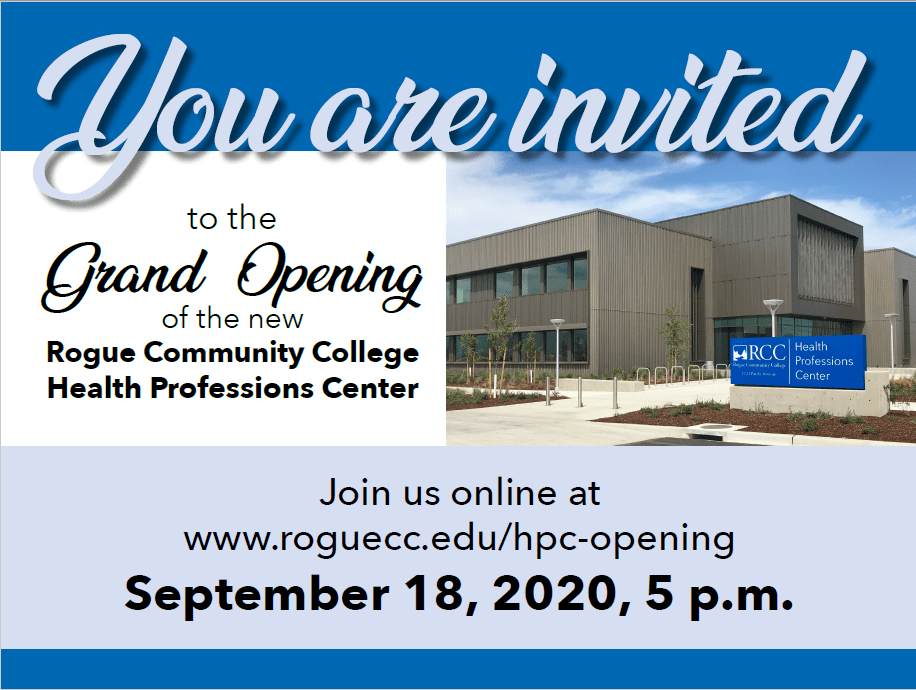 Member news: RCC Health Professions Center - Grand Opening - SOREDI